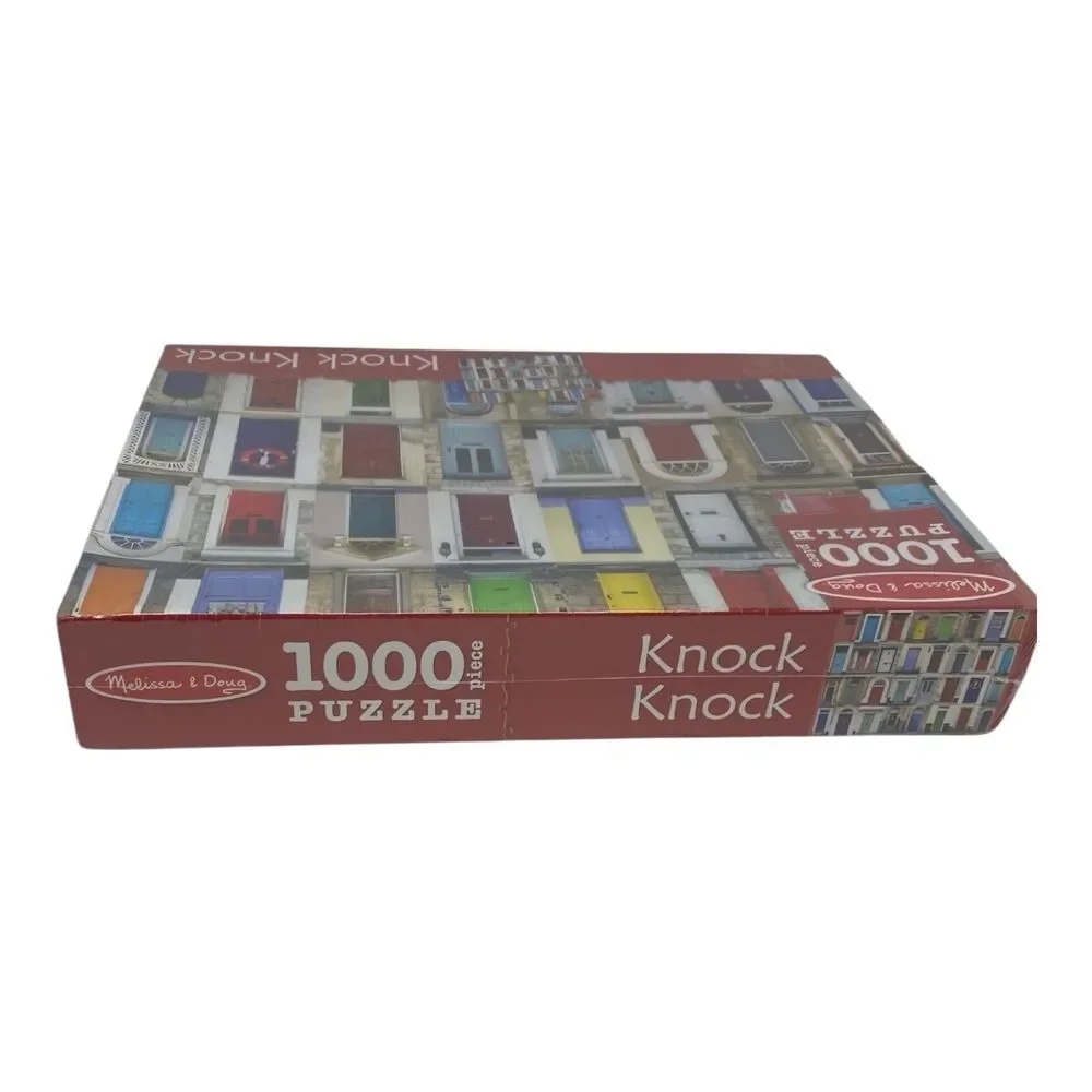 Puzzle Melissa & Doug Knock Knock 1000 Piece Jigsaw Colorful Doors Adult 12+